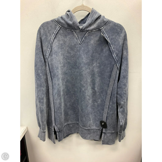 Sweatshirt Hoodie By Danskin In Blue, Size: S
