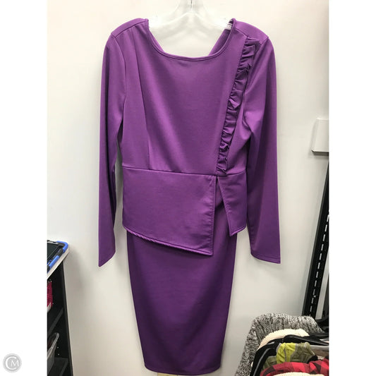 Dress Work By Shein In Purple, Size: L