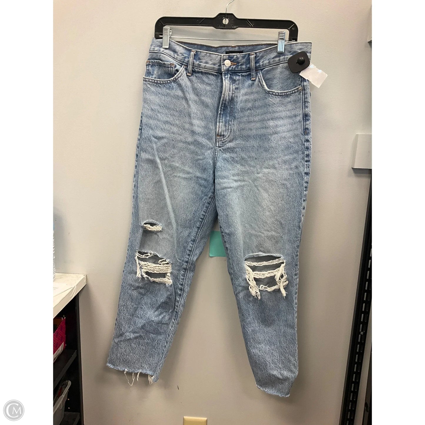Jeans Cropped By Express In Blue, Size: 10