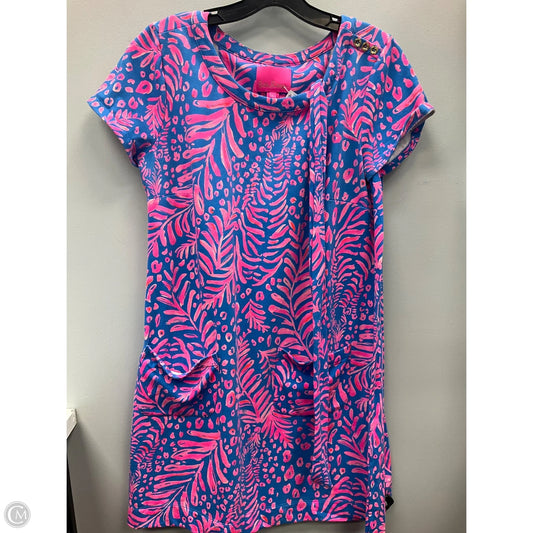 Dress Designer By Lilly Pulitzer In Blue & Pink, Size: L