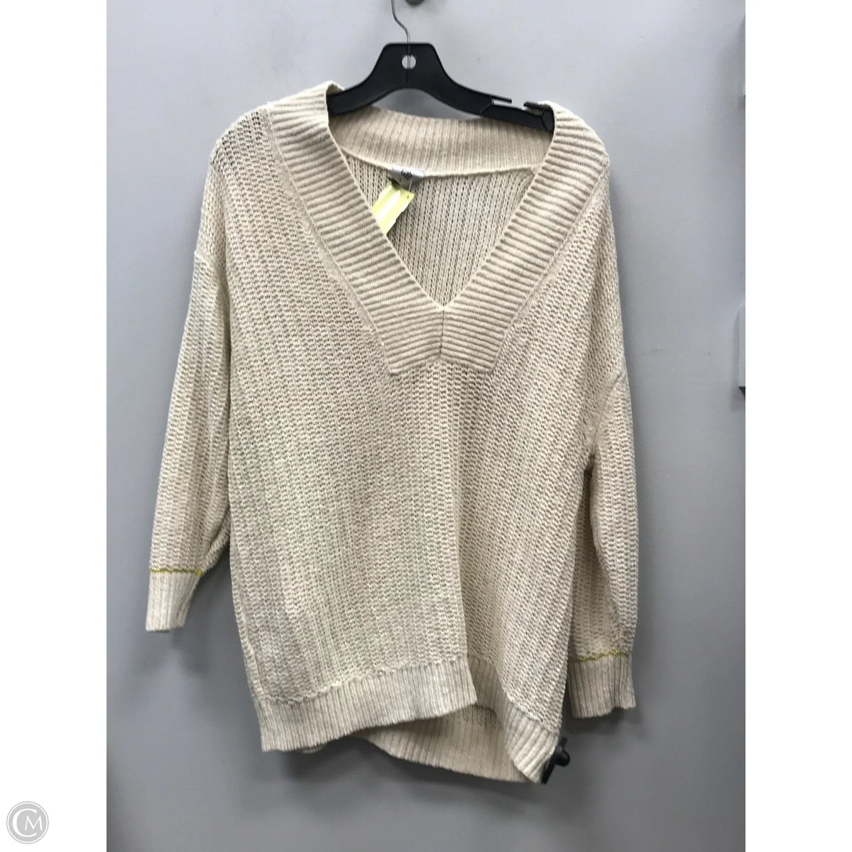 Sweater By Cabi In Cream, Size: M