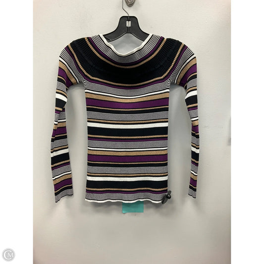 Top Long Sleeve By Inc In Striped Pattern, Size: M