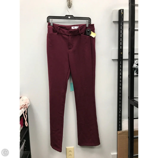 Pants Dress By Old Navy In Maroon, Size: 6