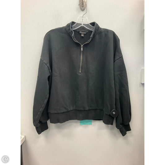 Sweatshirt Collar By Banana Republic In Black, Size: M