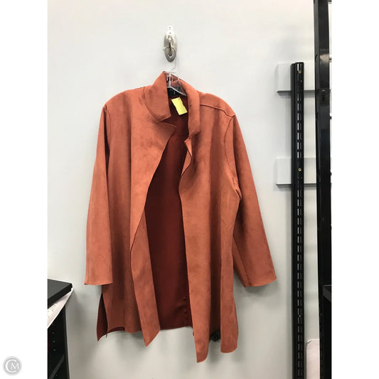 Jacket Other By Tahari In Orange, Size: 1x