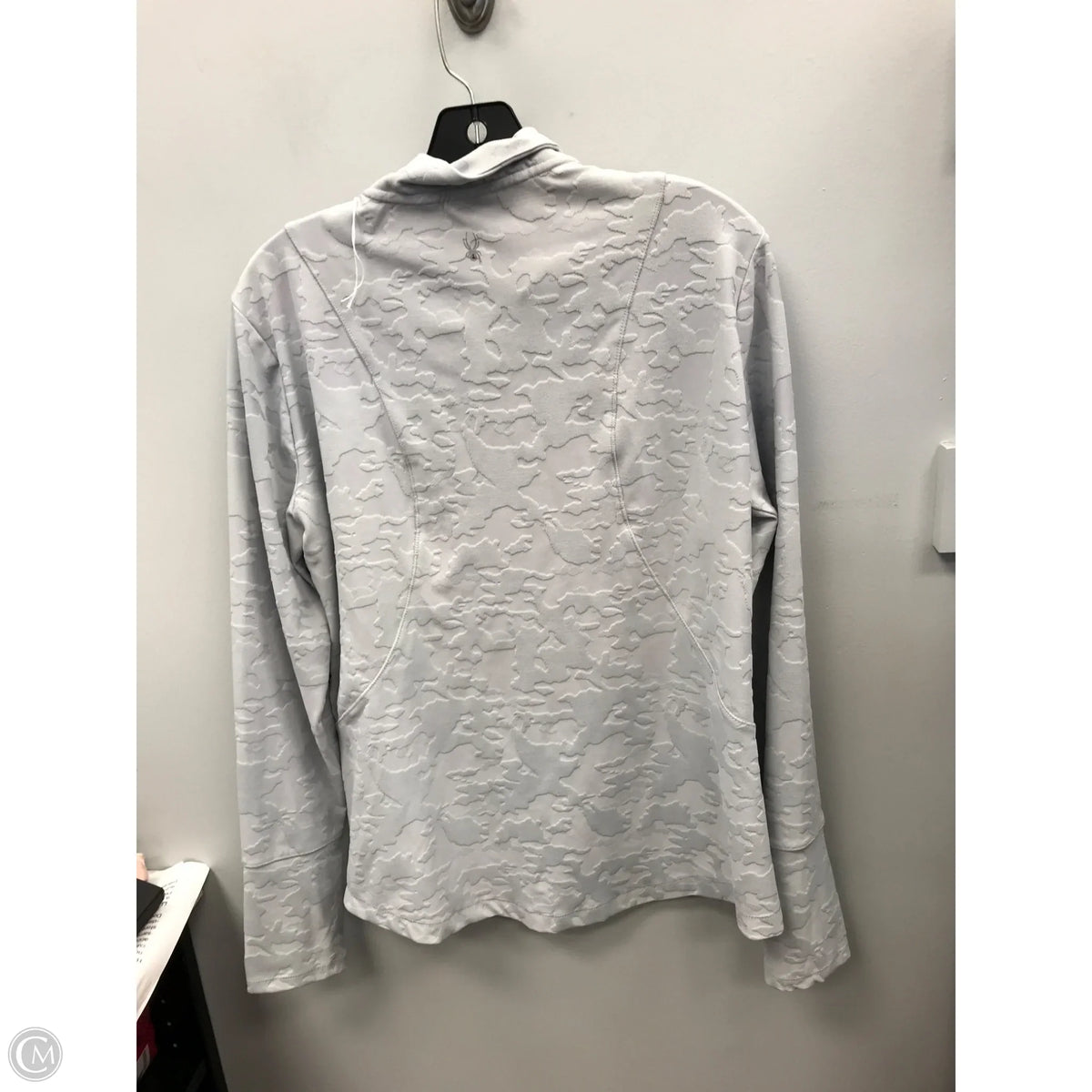 Athletic Sweatshirt Collar By Spyder In Grey, Size: Xl