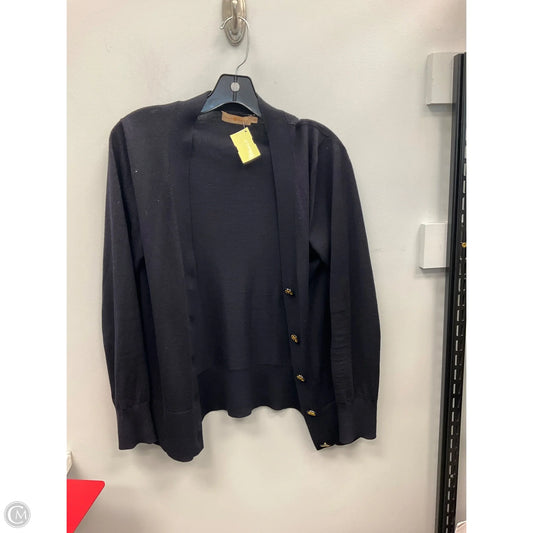Cardigan Designer By Tory Burch In Navy, Size: M