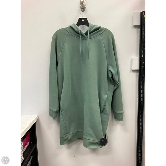 Athletic Sweatshirt Hoodie By Old Navy In Green, Size: M