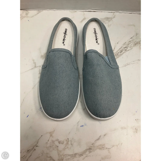 Shoes Sneakers By Comfortview In Blue, Size: 8