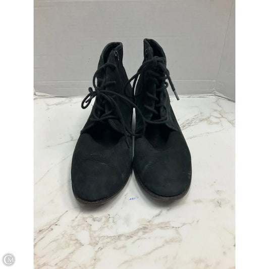 Boots Ankle Heels By Lucky Brand In Black, Size: 11
