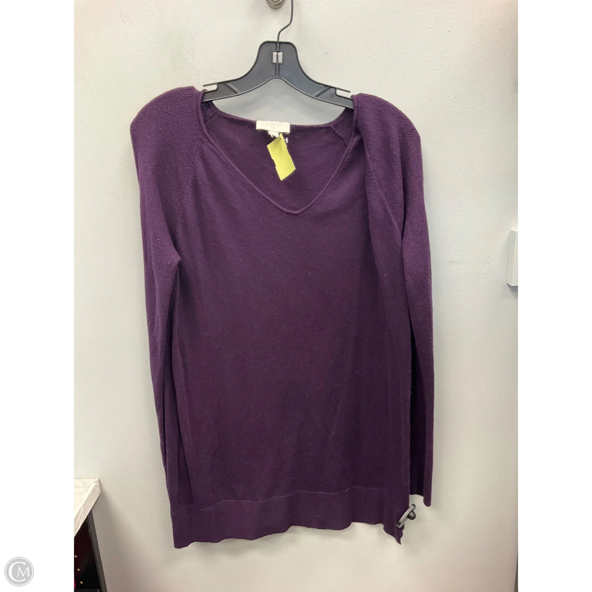 Sweater By Loft In Purple, Size: L