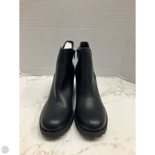 Boots Ankle Heels By Clothes Mentor In Black, Size: 11