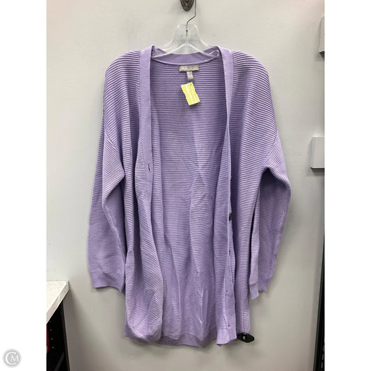Sweater Cardigan By Asos In Purple, Size: 2