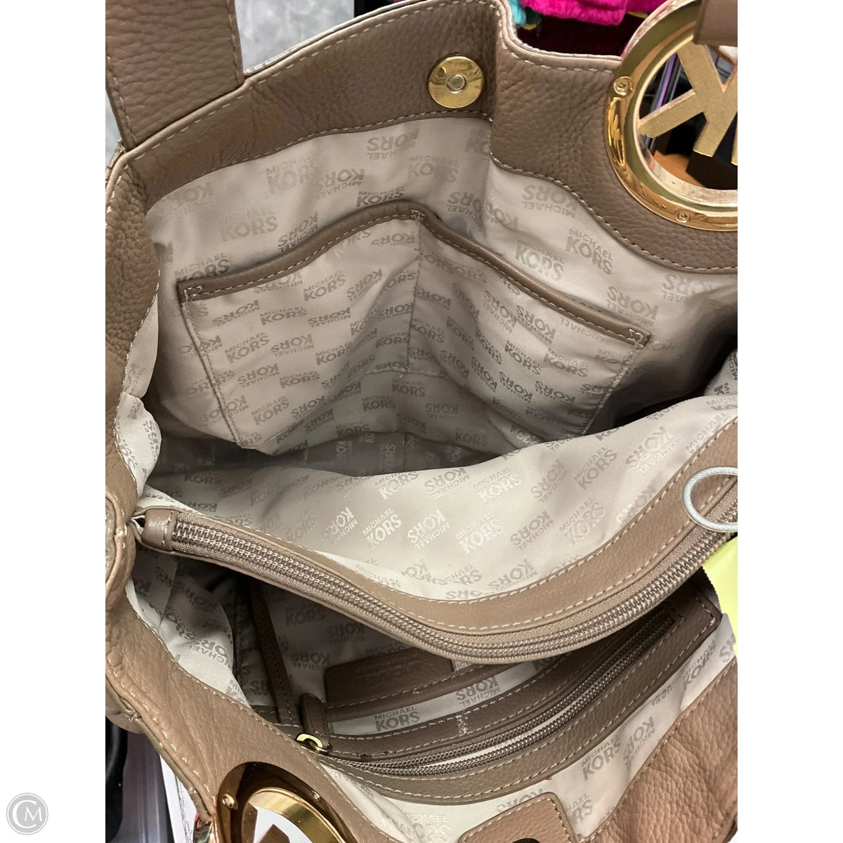 Handbag Designer By Michael Kors, Size: Medium
