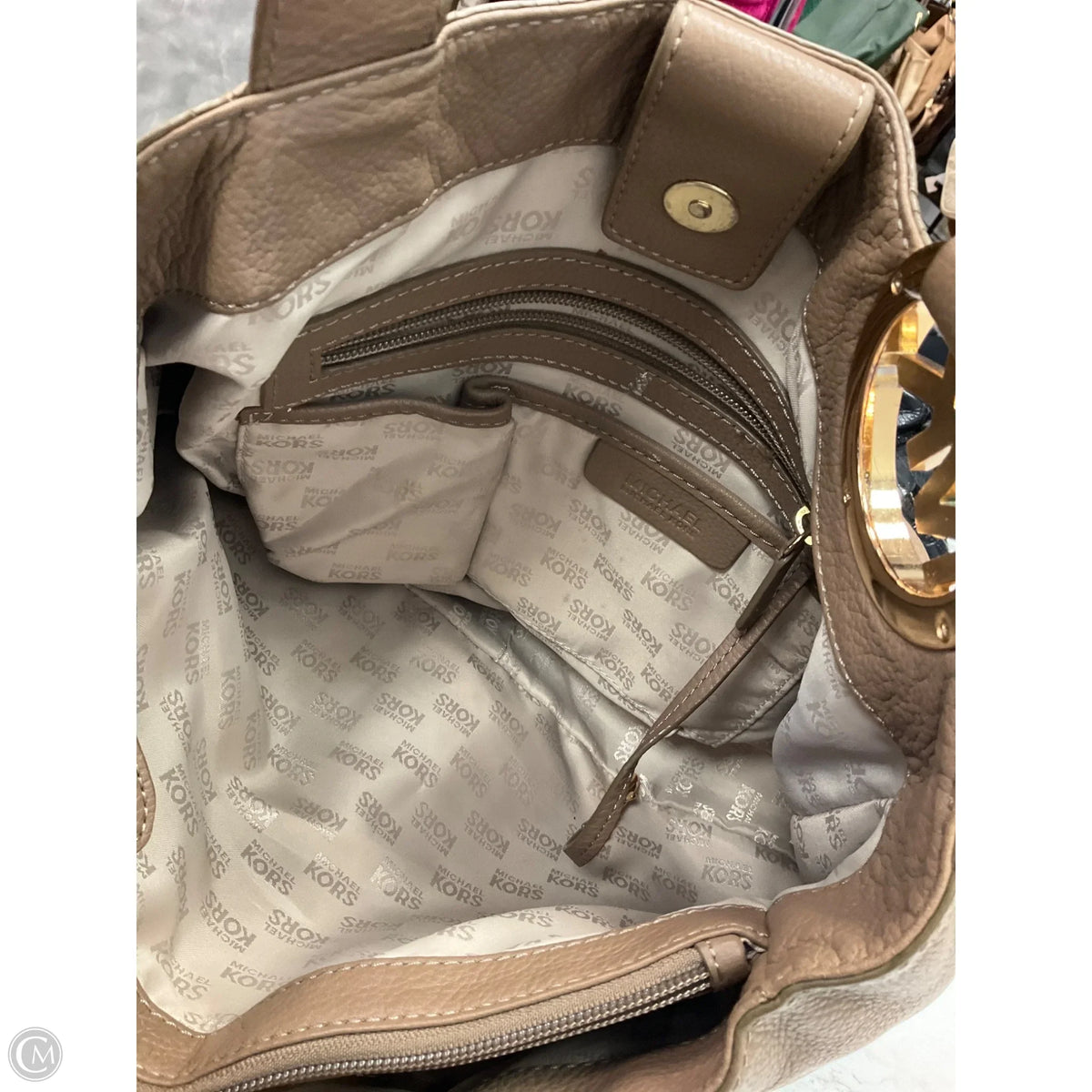 Handbag Designer By Michael Kors, Size: Medium