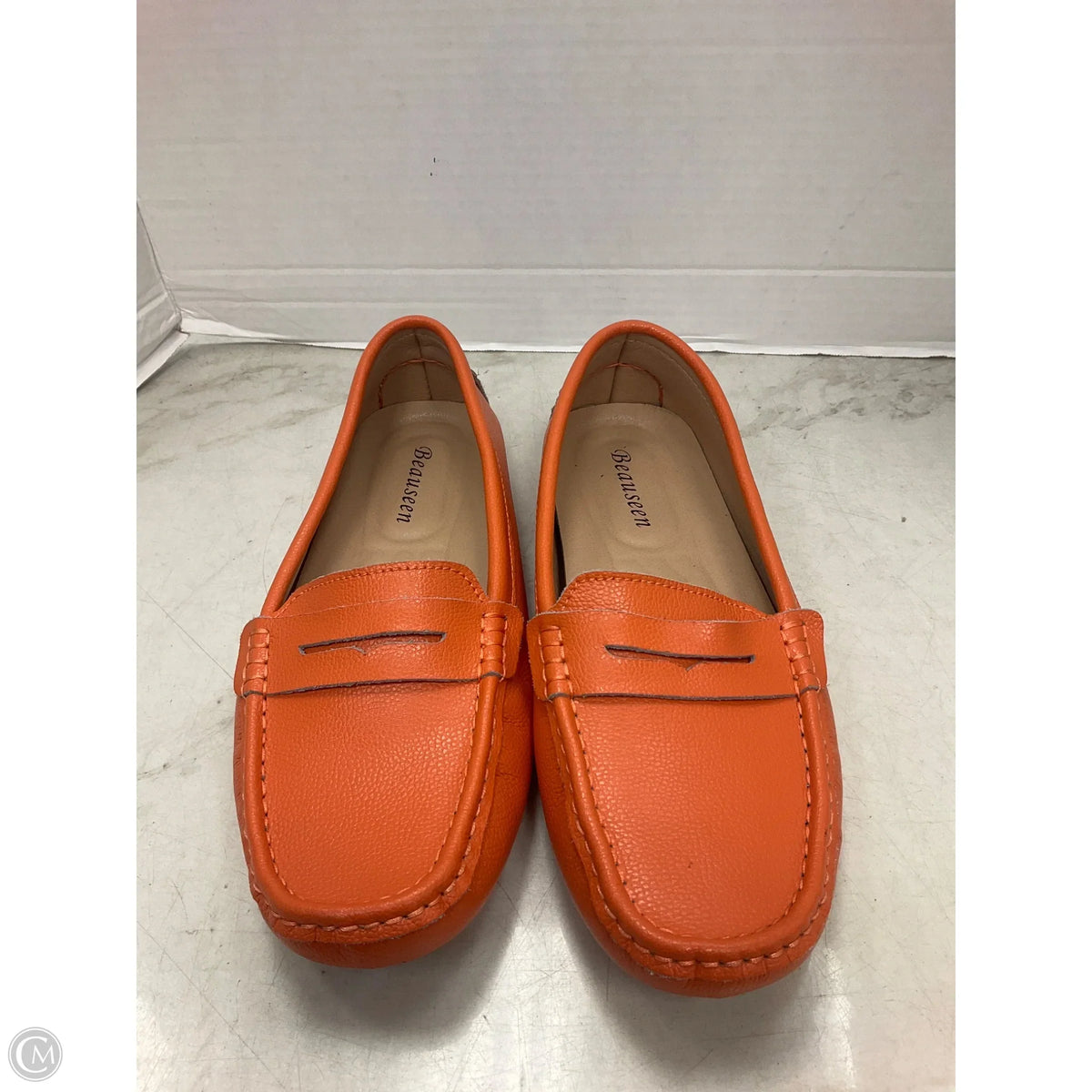 Shoes Flats By beauseen In Orange, Size: 9