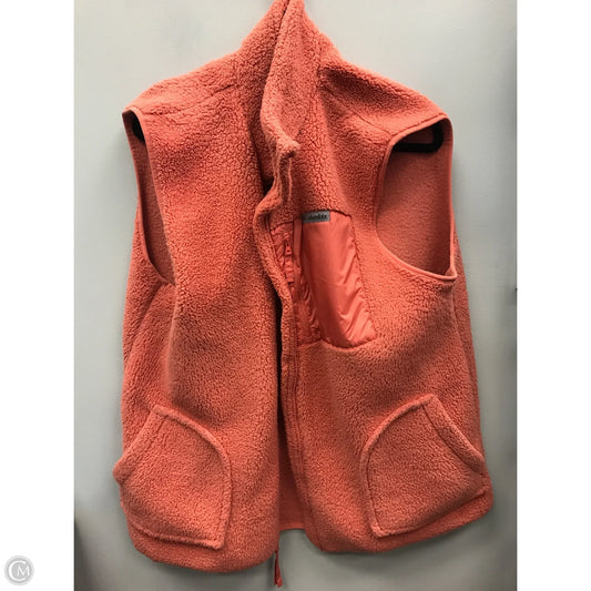 Vest Faux Fur & Sherpa By Columbia In Orange, Size: 1x