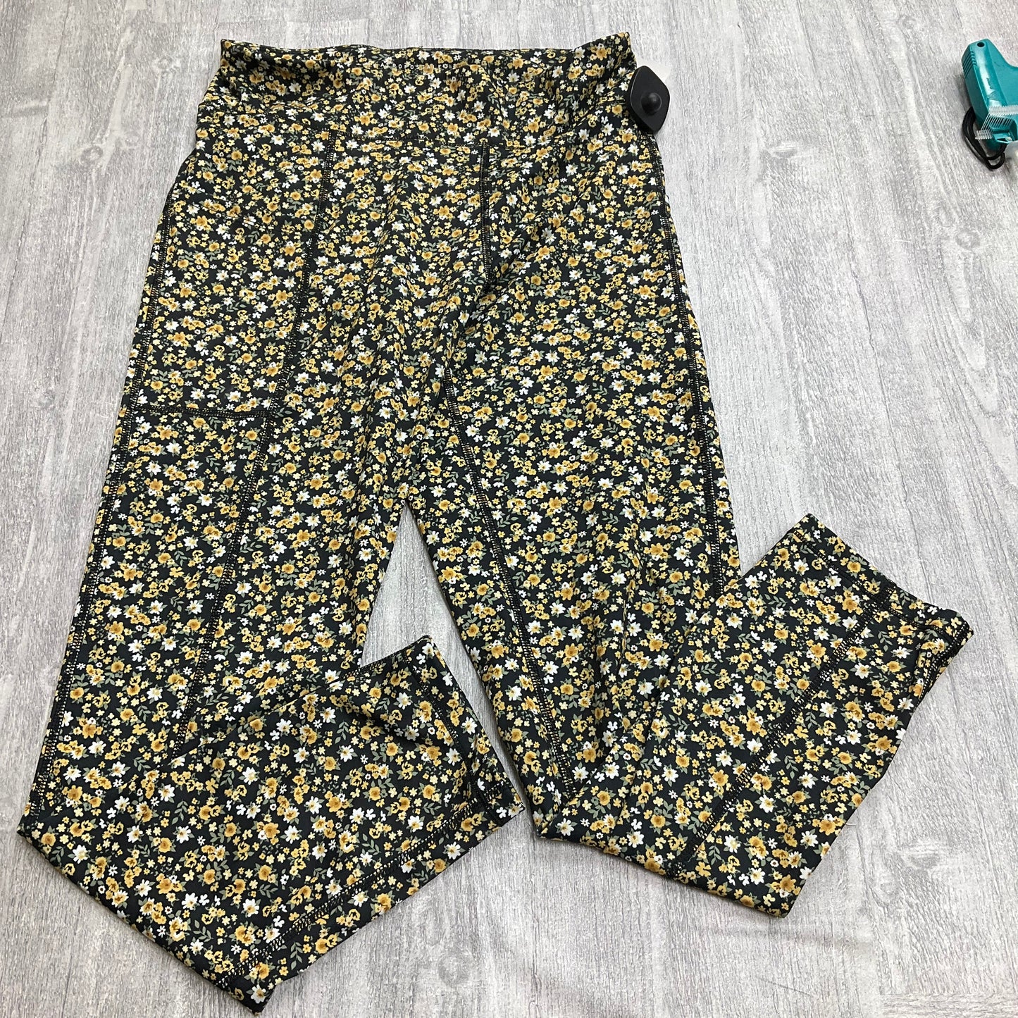 Athletic Leggings By Aeropostale In Floral Print, Size: L