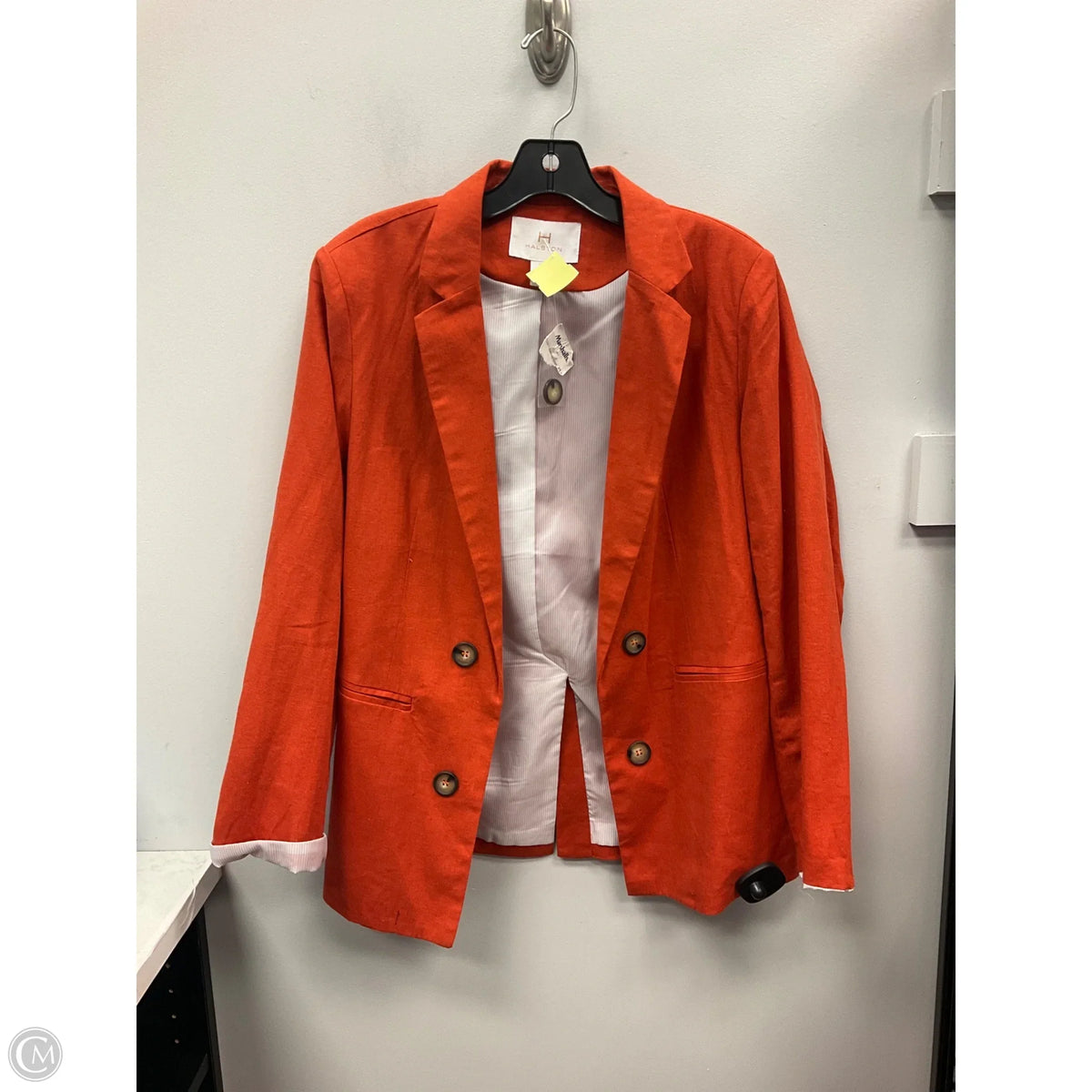 Blazer By Halston In Orange, Size: M