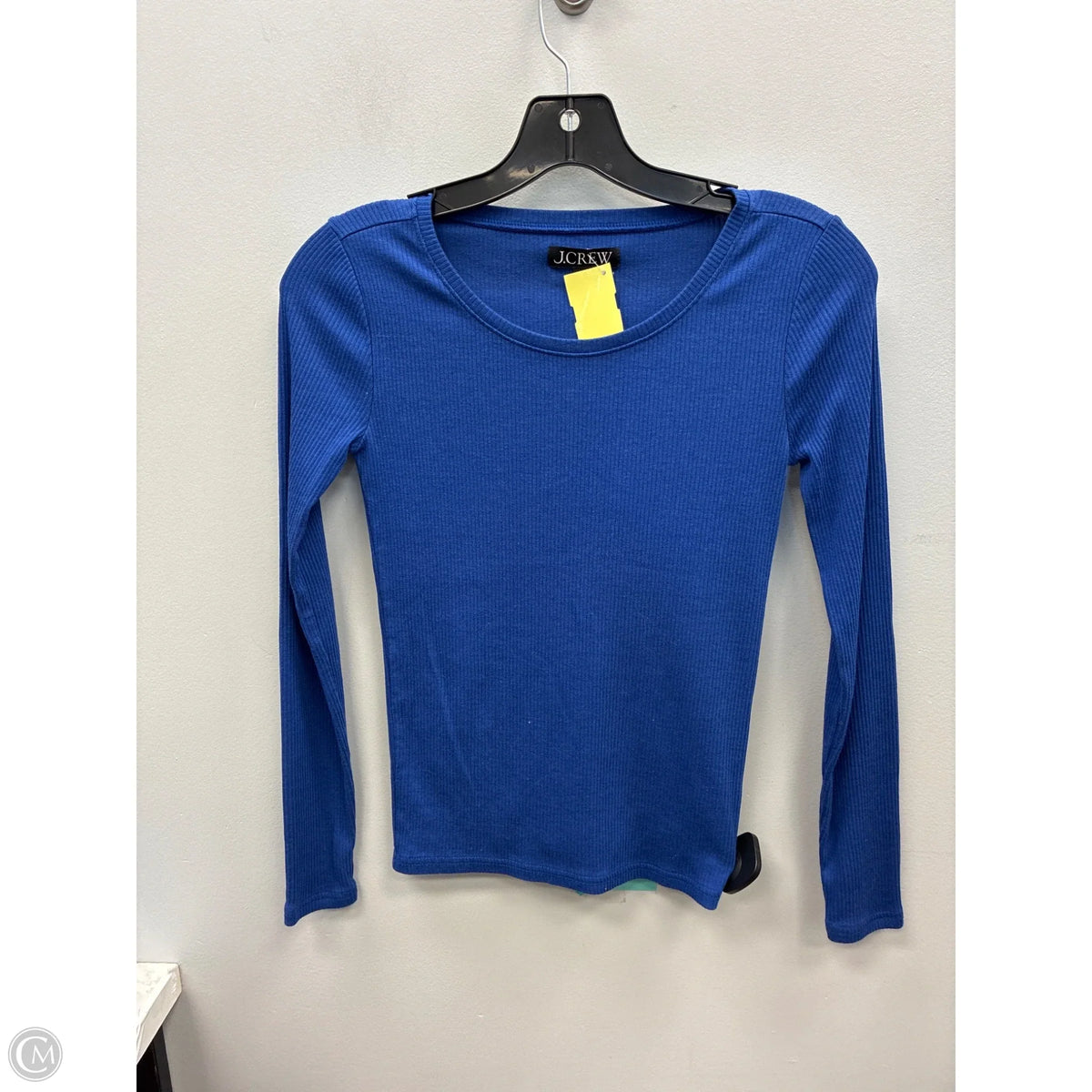 Top Long Sleeve Basic By J. Crew In Blue, Size: Xxs