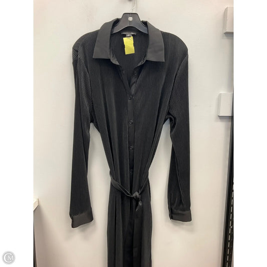 Dress Casual Midi By Saks Fifth Avenue In Black, Size: M
