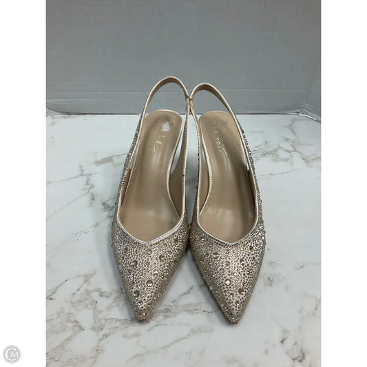 Shoes Heels Kitten By Nicole Miller In Gold, Size: 8.5