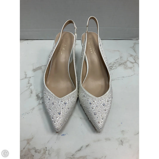 Shoes Heels Kitten By Nicole Miller In White, Size: 8.5