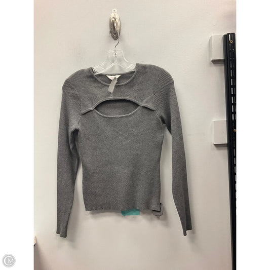 Sweater By Clothes Mentor In Grey, Size: Xl