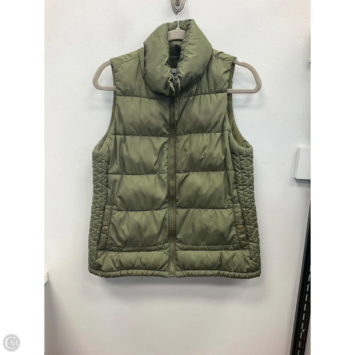 Vest Puffer & Quilted By Old Navy In Green, Size: S