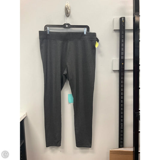 Pants Leggings By Sonoma In Grey, Size: Xxl