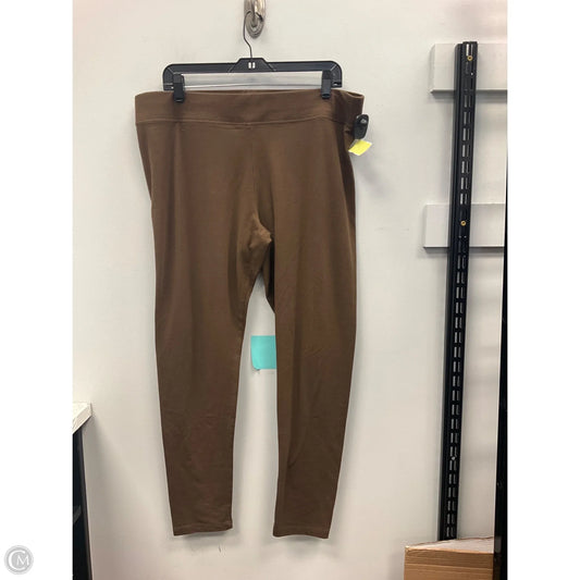 Pants Leggings By Sonoma In Brown, Size: Xxl