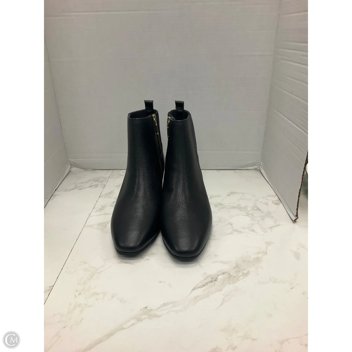 Boots Ankle Heels By Talbots In Black, Size: 9