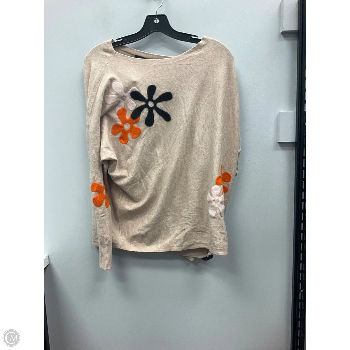 Top Long Sleeve By Aaeda In Tan, Size: L