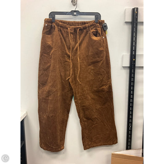 Pants Designer By Christian Lacroix In Brown, Size: L