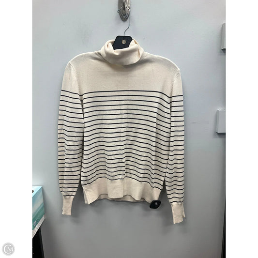 Top Long Sleeve By H&m In Striped Pattern, Size: M