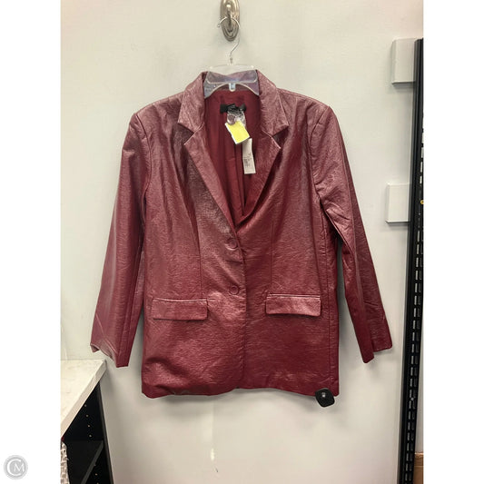 Jacket Other By Forever 21 In Maroon, Size: S