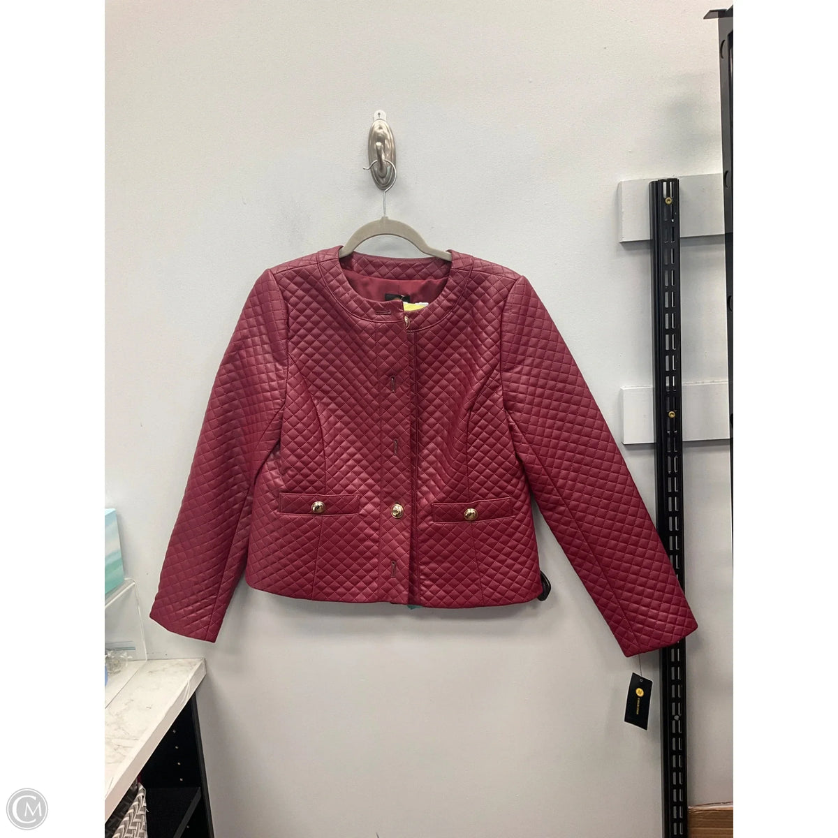 Jacket Moto By Jm Collections In Red, Size: S