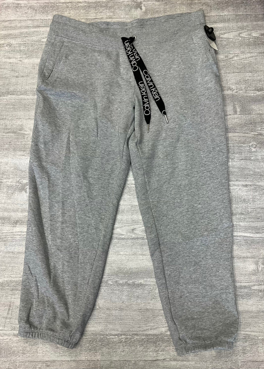 Pants Joggers By Calvin Klein In Grey, Size: Xl