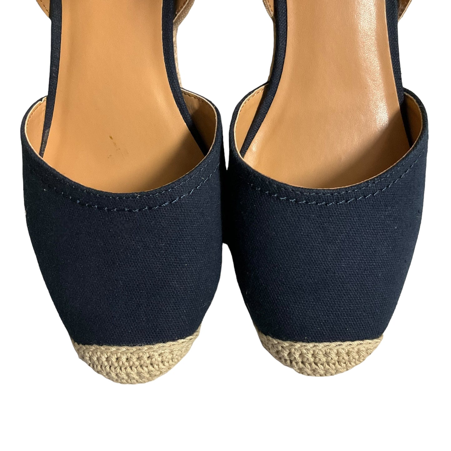 Blue Shoes Heels Wedge Tommy Hilfiger, Size 10