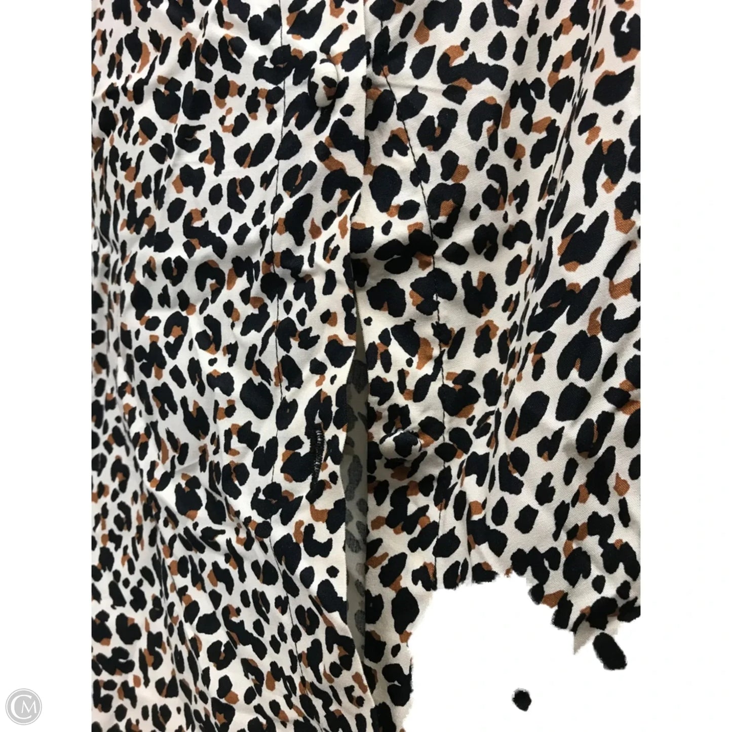 Top Short Sleeve By Ava & Viv In Animal Print, Size: 2x