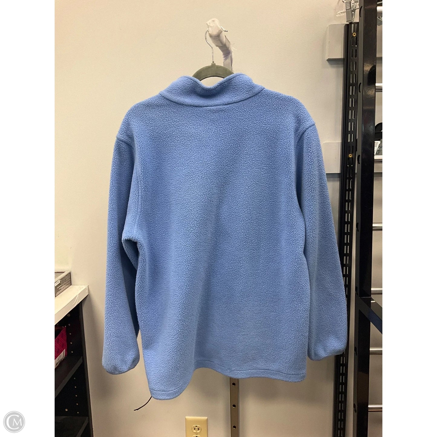 Jacket Fleece By Lands End In Blue, Size: Xl