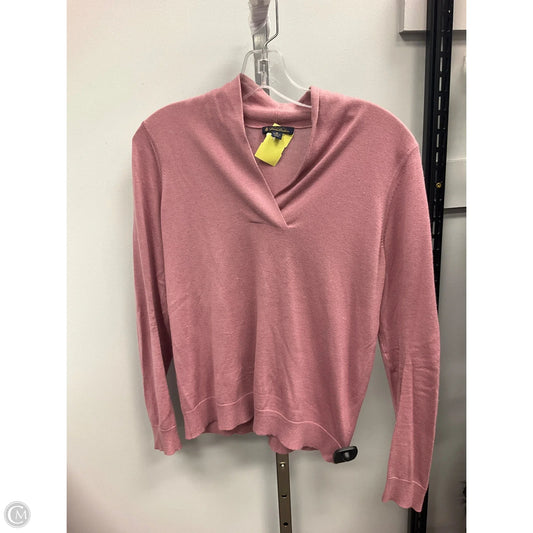 Sweater Cashmere By Brooks Brothers In Pink, Size: M