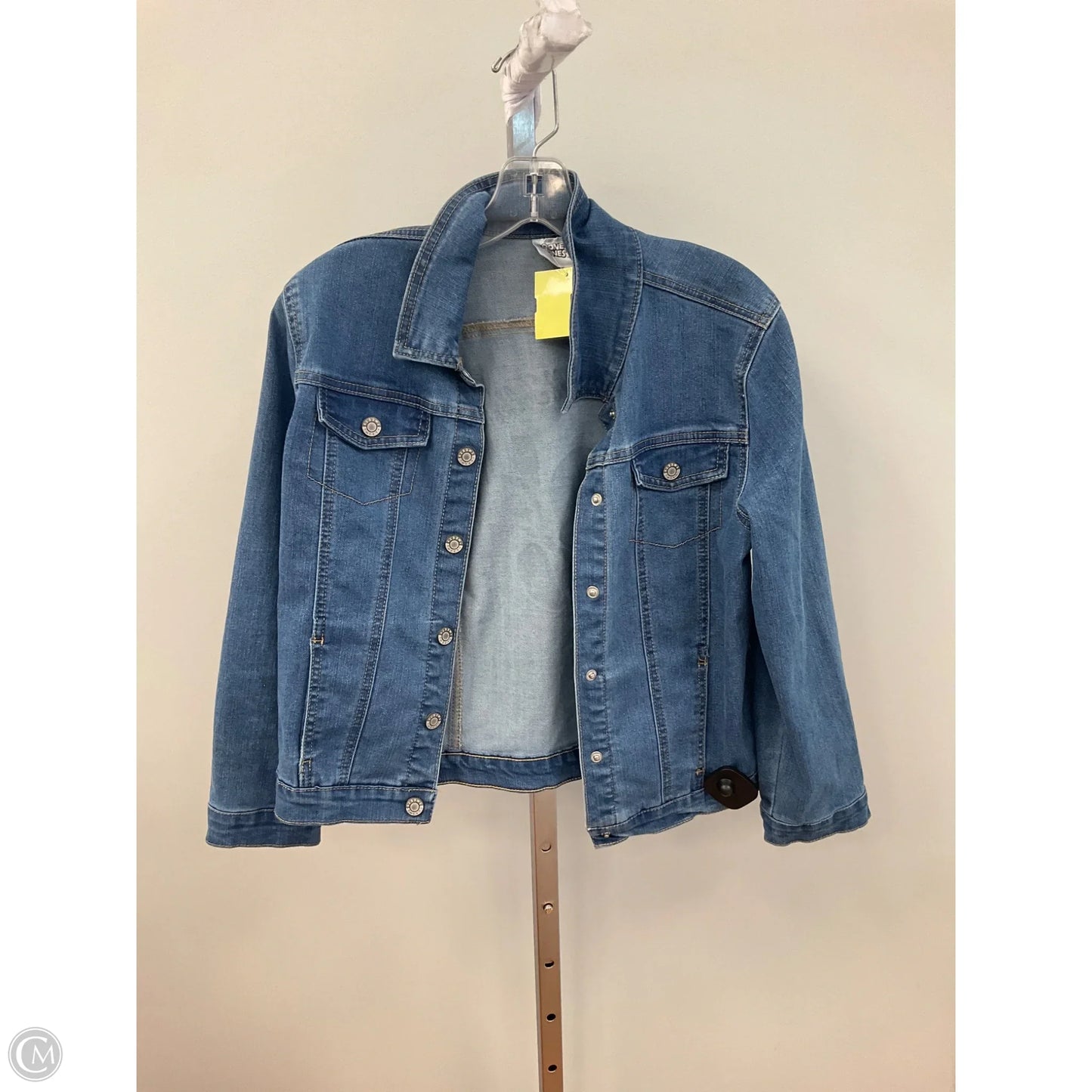 Jacket Denim By Clothes Mentor In Blue, Size: M
