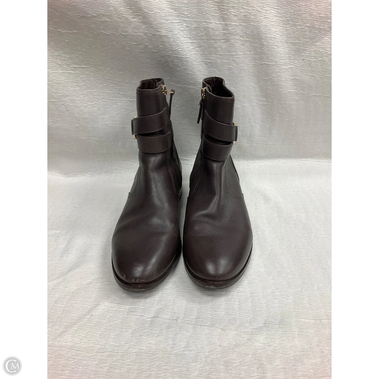 Boots Designer By Tory Burch In Brown, Size: 8.5