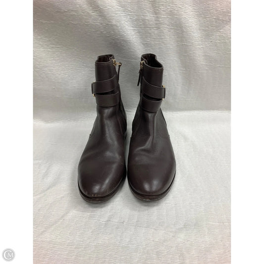Boots Designer By Tory Burch In Brown, Size: 8.5