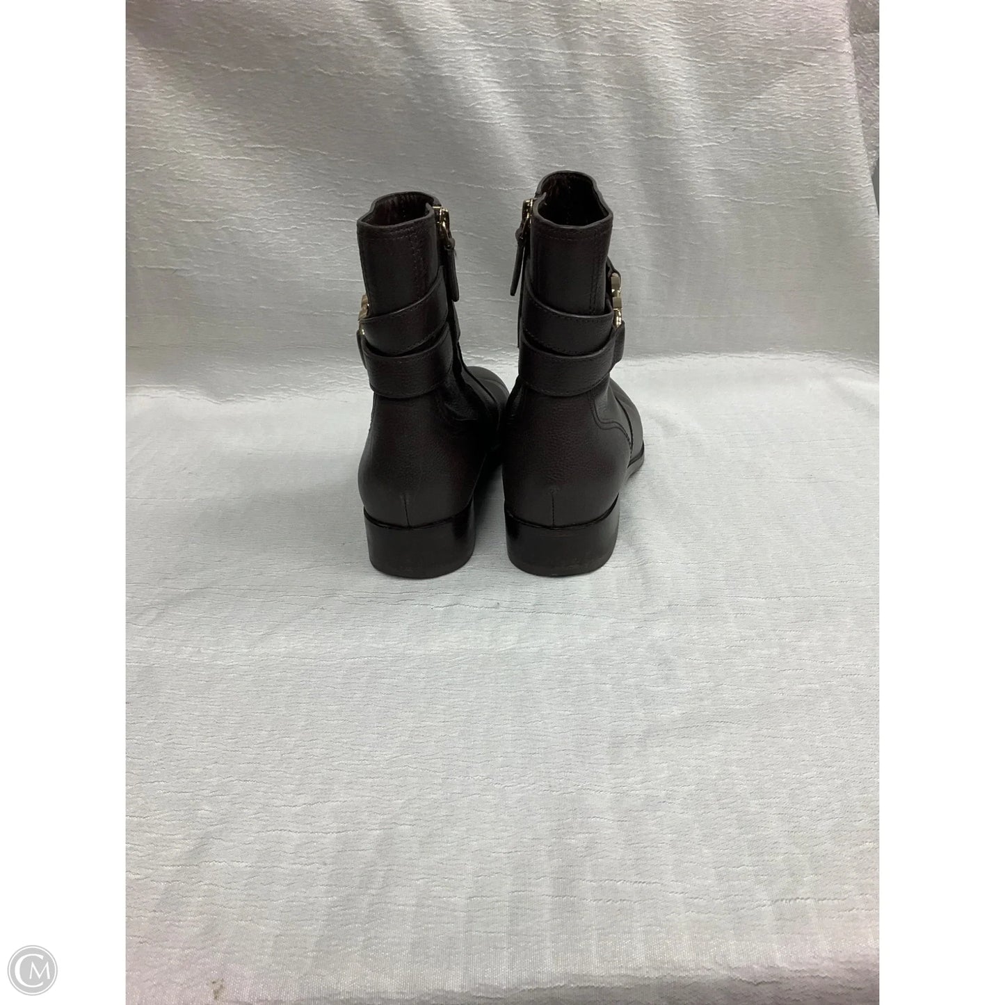 Boots Designer By Tory Burch In Brown, Size: 8.5