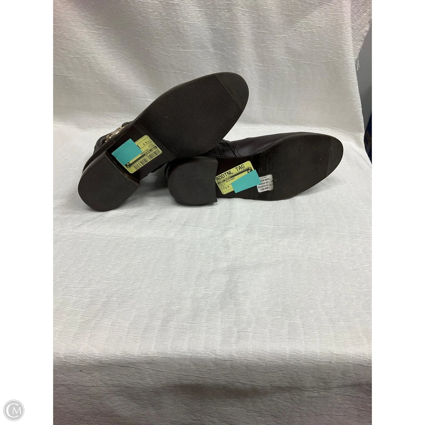 Boots Designer By Tory Burch In Brown, Size: 8.5