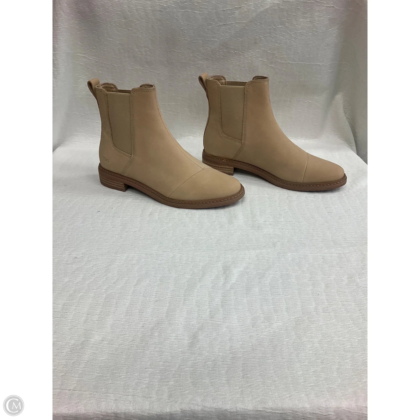 Boots Ankle Heels By Toms In Tan, Size: 8