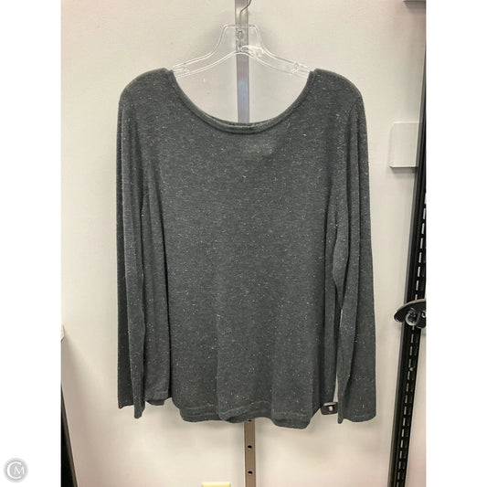 Sweater By Chicos In Silver, Size: Xl