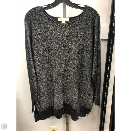 Top Long Sleeve By Michael By Michael Kors In Silver, Size: Xl
